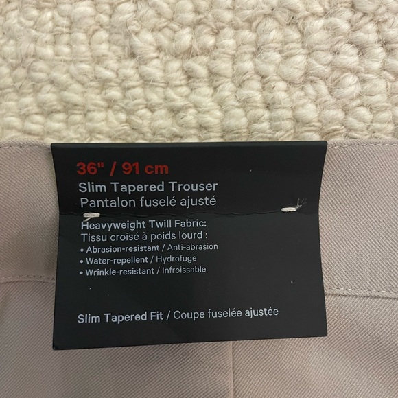 Lululemon Men’s Slim-Tapered Twill Trouser size 36 - Picture 2 of 4